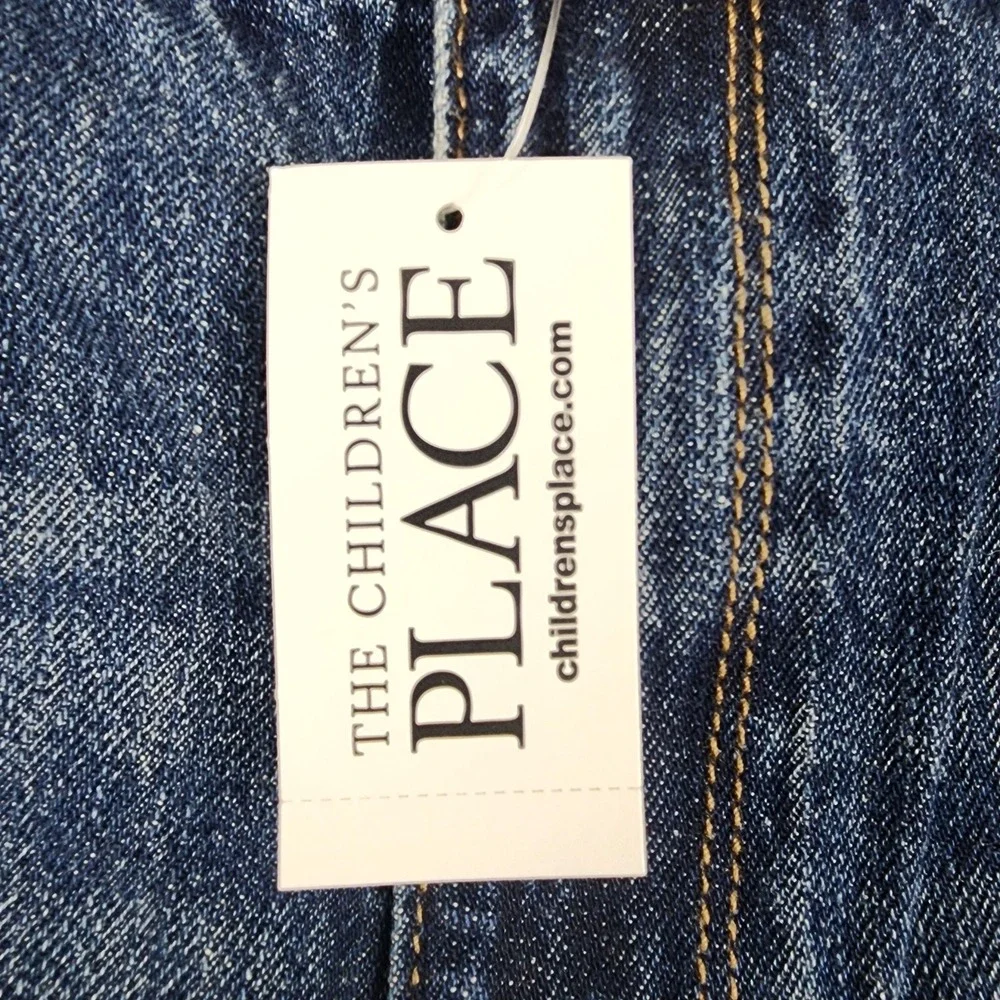 The Children's Place Jeans Boys 20 Husky Blue Bootcut Relaxed Denim NWT Casual
